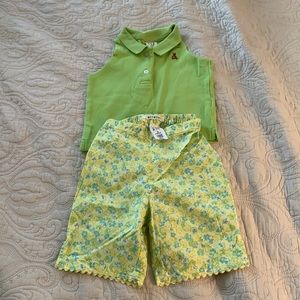 Baby Gap shorts and top set